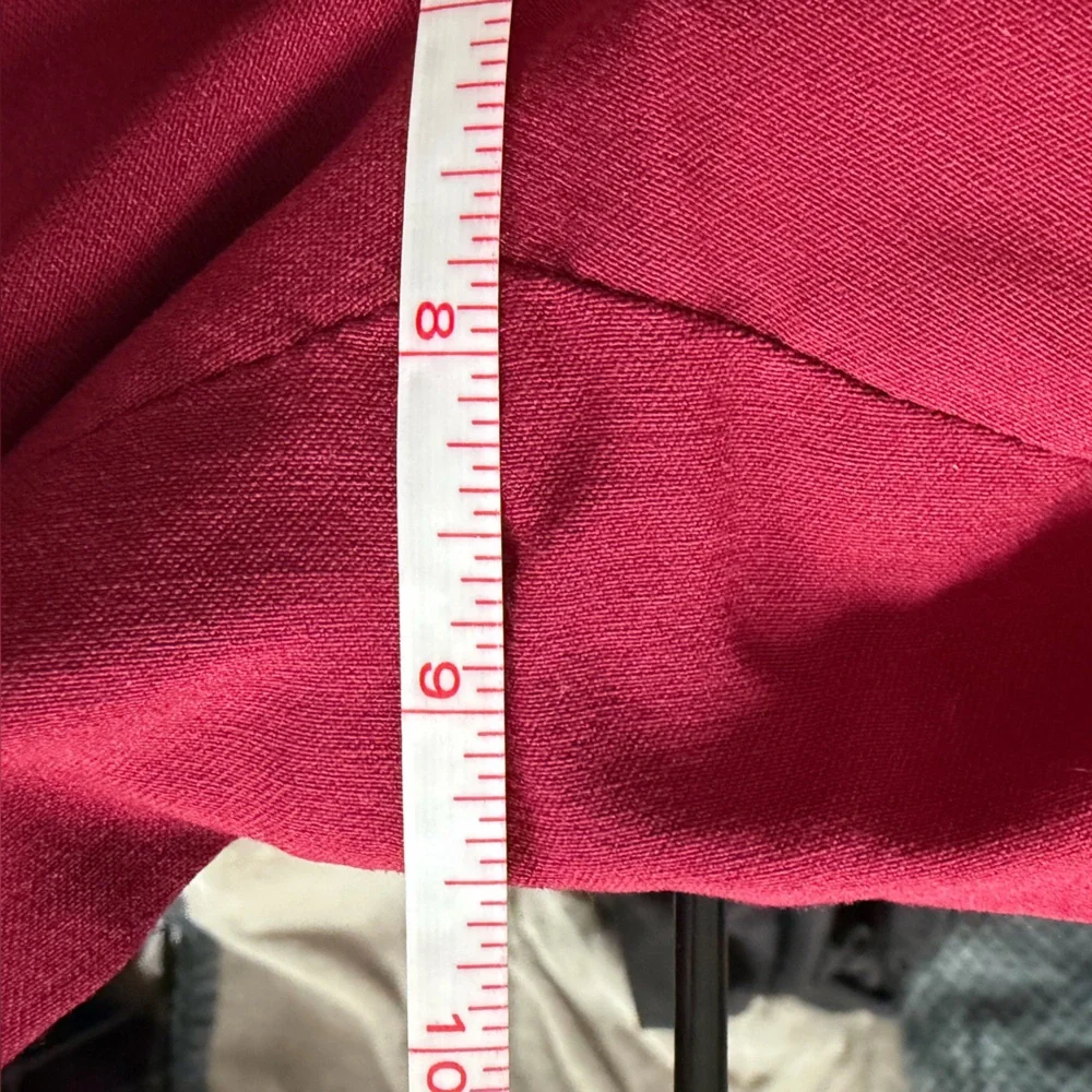The Limited Deep Red Bootcut Dress Pants 4 Stretch Mid Rise Career Trousers EUC
